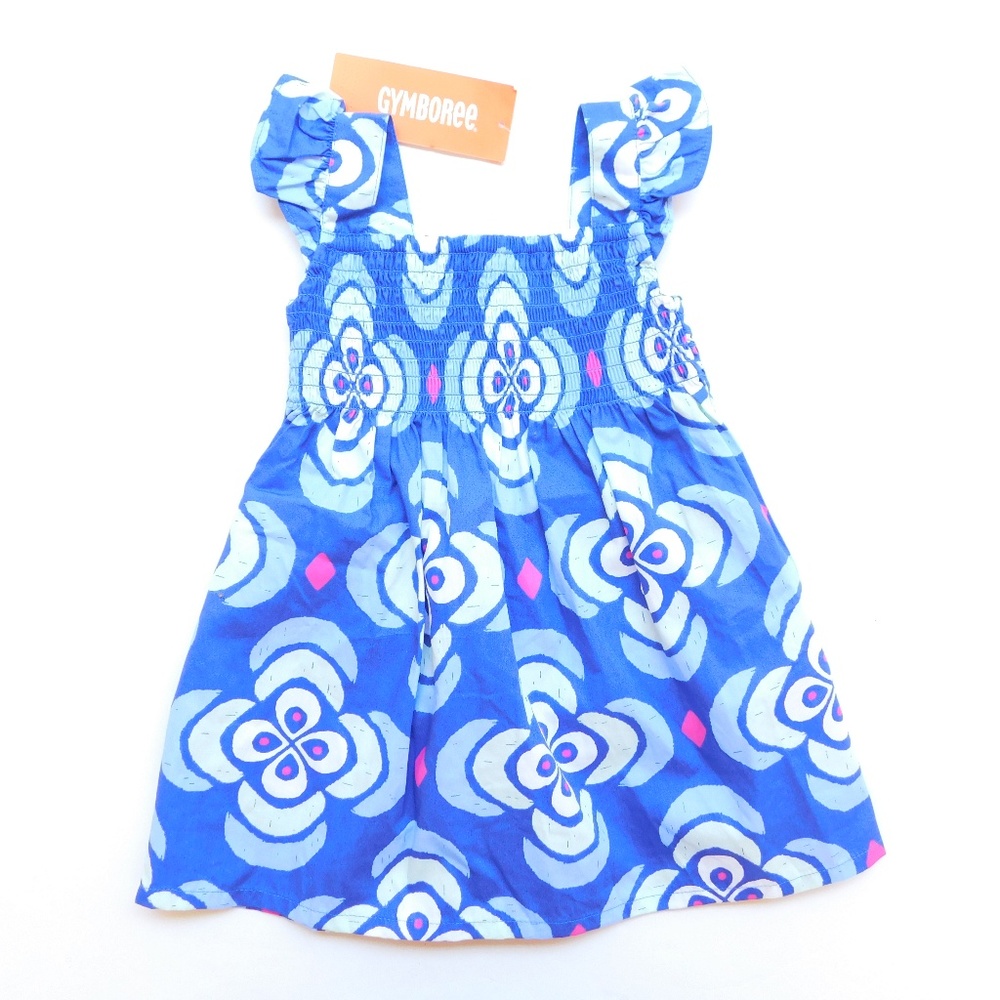 Gymboree Baby 12-18 Floral Smocked Sun Dress NWT - Picture 2 of 7